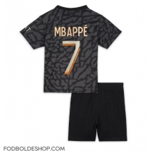 Paris Saint-Germain Kylian Mbappe #7 Tredjetrøje Børn 2023-24 Kortærmet (+ Korte bukser)