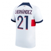 Paris Saint-Germain Lucas Hernandez #21 Udebanetrøje 2023-24 Kortærmet