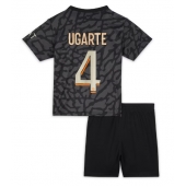 Paris Saint-Germain Manuel Ugarte #4 Tredjetrøje Børn 2023-24 Kortærmet (+ Korte bukser)