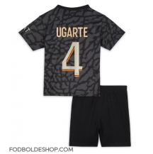 Paris Saint-Germain Manuel Ugarte #4 Tredjetrøje Børn 2023-24 Kortærmet (+ Korte bukser)