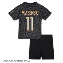 Paris Saint-Germain Marco Asensio #11 Tredjetrøje Børn 2023-24 Kortærmet (+ Korte bukser)