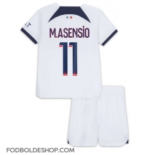 Paris Saint-Germain Marco Asensio #11 Udebanetrøje Børn 2023-24 Kortærmet (+ Korte bukser)
