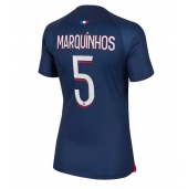 Paris Saint-Germain Marquinhos #5 Hjemmebanetrøje Dame 2023-24 Kortærmet