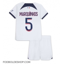 Paris Saint-Germain Marquinhos #5 Udebanetrøje Børn 2023-24 Kortærmet (+ Korte bukser)