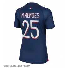 Paris Saint-Germain Nuno Mendes #25 Hjemmebanetrøje Dame 2023-24 Kortærmet