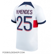 Paris Saint-Germain Nuno Mendes #25 Udebanetrøje 2023-24 Kortærmet