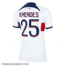 Paris Saint-Germain Nuno Mendes #25 Udebanetrøje Dame 2023-24 Kortærmet