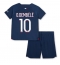 Paris Saint-Germain Ousmane Dembele #10 Hjemmebanetrøje Børn 2023-24 Kortærmet (+ Korte bukser)