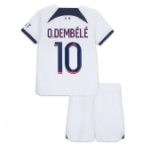 Paris Saint-Germain Ousmane Dembele #10 Udebanetrøje Børn 2023-24 Kortærmet (+ Korte bukser)