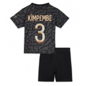Paris Saint-Germain Presnel Kimpembe #3 Tredjetrøje Børn 2023-24 Kortærmet (+ Korte bukser)