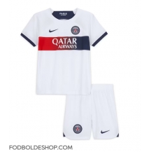 Paris Saint-Germain Udebanetrøje Børn 2023-24 Kortærmet (+ Korte bukser)