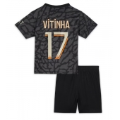 Paris Saint-Germain Vitinha Ferreira #17 Tredjetrøje Børn 2023-24 Kortærmet (+ Korte bukser)