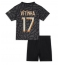 Paris Saint-Germain Vitinha Ferreira #17 Tredjetrøje Børn 2023-24 Kortærmet (+ Korte bukser)