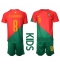 Portugal Bruno Fernandes #8 Hjemmebanetrøje Børn VM 2022 Kortærmet (+ Korte bukser)
