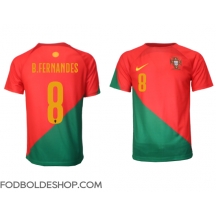Portugal Bruno Fernandes #8 Hjemmebanetrøje VM 2022 Kortærmet