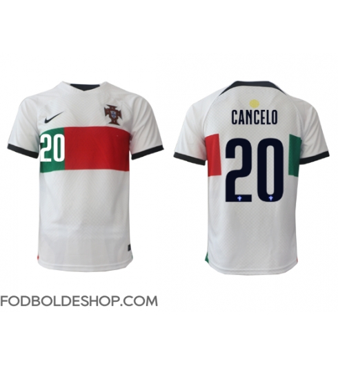 Portugal Joao Cancelo #20 Udebanetrøje VM 2022 Kortærmet