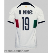 Portugal Nuno Mendes #19 Udebanetrøje VM 2022 Kortærmet