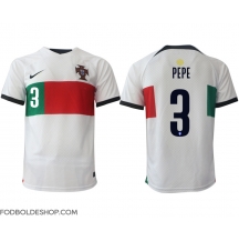 Portugal Pepe #3 Udebanetrøje VM 2022 Kortærmet