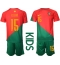 Portugal Rafael Leao #15 Hjemmebanetrøje Børn VM 2022 Kortærmet (+ Korte bukser)
