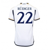 Real Madrid Antonio Rudiger #22 Hjemmebanetrøje 2023-24 Kortærmet
