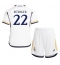Real Madrid Antonio Rudiger #22 Hjemmebanetrøje Børn 2023-24 Kortærmet (+ Korte bukser)