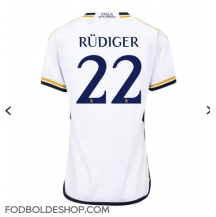 Real Madrid Antonio Rudiger #22 Hjemmebanetrøje Dame 2023-24 Kortærmet