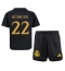 Real Madrid Antonio Rudiger #22 Tredjetrøje Børn 2023-24 Kortærmet (+ Korte bukser)