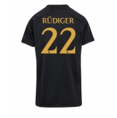 Real Madrid Antonio Rudiger #22 Tredjetrøje Dame 2023-24 Kortærmet