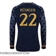 Real Madrid Antonio Rudiger #22 Udebanetrøje 2023-24 Langærmet