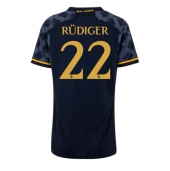 Real Madrid Antonio Rudiger #22 Udebanetrøje Dame 2023-24 Kortærmet