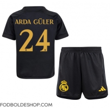 Real Madrid Arda Guler #24 Tredjetrøje Børn 2023-24 Kortærmet (+ Korte bukser)