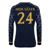 Real Madrid Arda Guler #24 Udebanetrøje 2023-24 Langærmet