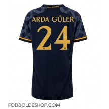 Real Madrid Arda Guler #24 Udebanetrøje Dame 2023-24 Kortærmet