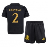 Real Madrid Daniel Carvajal #2 Tredjetrøje Børn 2023-24 Kortærmet (+ Korte bukser)