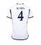 Real Madrid David Alaba #4 Hjemmebanetrøje 2023-24 Kortærmet