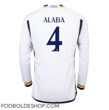 Real Madrid David Alaba #4 Hjemmebanetrøje 2023-24 Langærmet