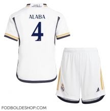 Real Madrid David Alaba #4 Hjemmebanetrøje Børn 2023-24 Kortærmet (+ Korte bukser)