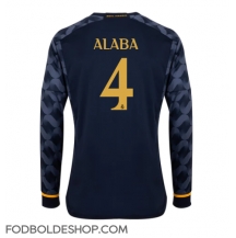 Real Madrid David Alaba #4 Udebanetrøje 2023-24 Langærmet