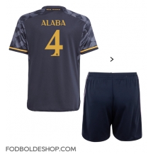Real Madrid David Alaba #4 Udebanetrøje Børn 2023-24 Kortærmet (+ Korte bukser)