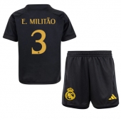 Real Madrid Eder Militao #3 Tredjetrøje Børn 2023-24 Kortærmet (+ Korte bukser)
