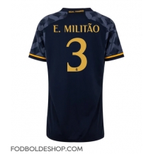 Real Madrid Eder Militao #3 Udebanetrøje Dame 2023-24 Kortærmet