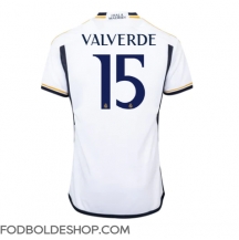 Real Madrid Federico Valverde #15 Hjemmebanetrøje 2023-24 Kortærmet