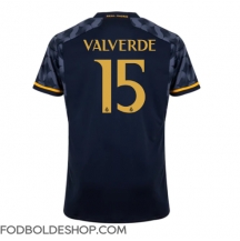 Real Madrid Federico Valverde #15 Udebanetrøje 2023-24 Kortærmet
