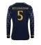 Real Madrid Jude Bellingham #5 Udebanetrøje 2023-24 Langærmet