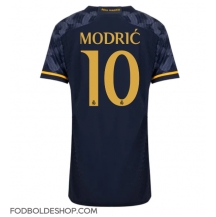 Real Madrid Luka Modric #10 Udebanetrøje Dame 2023-24 Kortærmet