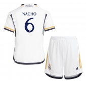Real Madrid Nacho #6 Hjemmebanetrøje Børn 2023-24 Kortærmet (+ Korte bukser)
