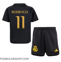 Real Madrid Rodrygo Goes #11 Tredjetrøje Børn 2023-24 Kortærmet (+ Korte bukser)
