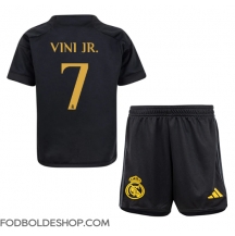 Real Madrid Vinicius Junior #7 Tredjetrøje Børn 2023-24 Kortærmet (+ Korte bukser)