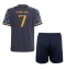 Real Madrid Vinicius Junior #7 Udebanetrøje Børn 2023-24 Kortærmet (+ Korte bukser)