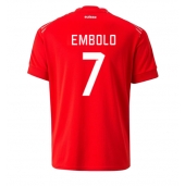Schweiz Breel Embolo #7 Hjemmebanetrøje VM 2022 Kortærmet